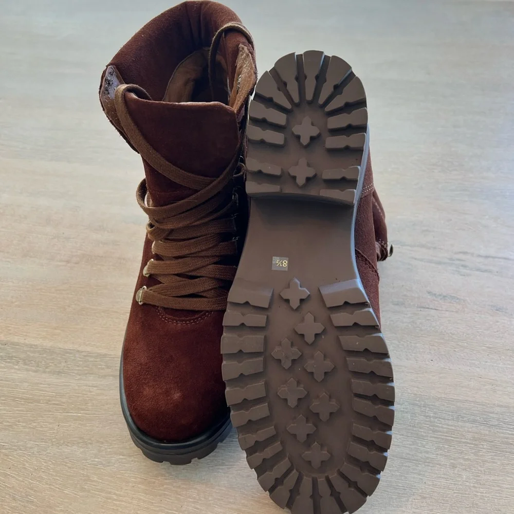 Steven by Steve Madden leather Hiking boot size 8.5 - Picture 4 of 4